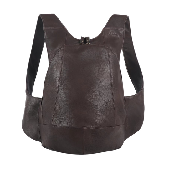 Sac à dos Arsayo marron foncé confortable ergonomique antivol sécurise vegane