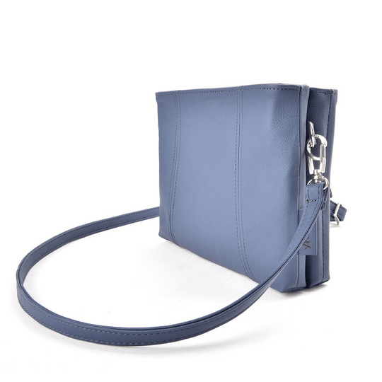 sac a main bleu marine cuir vegan appleskin  pratique ecoresponsable ethique cote