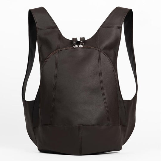 Sac à dos Mela marron sécurise ergonomique vegane face