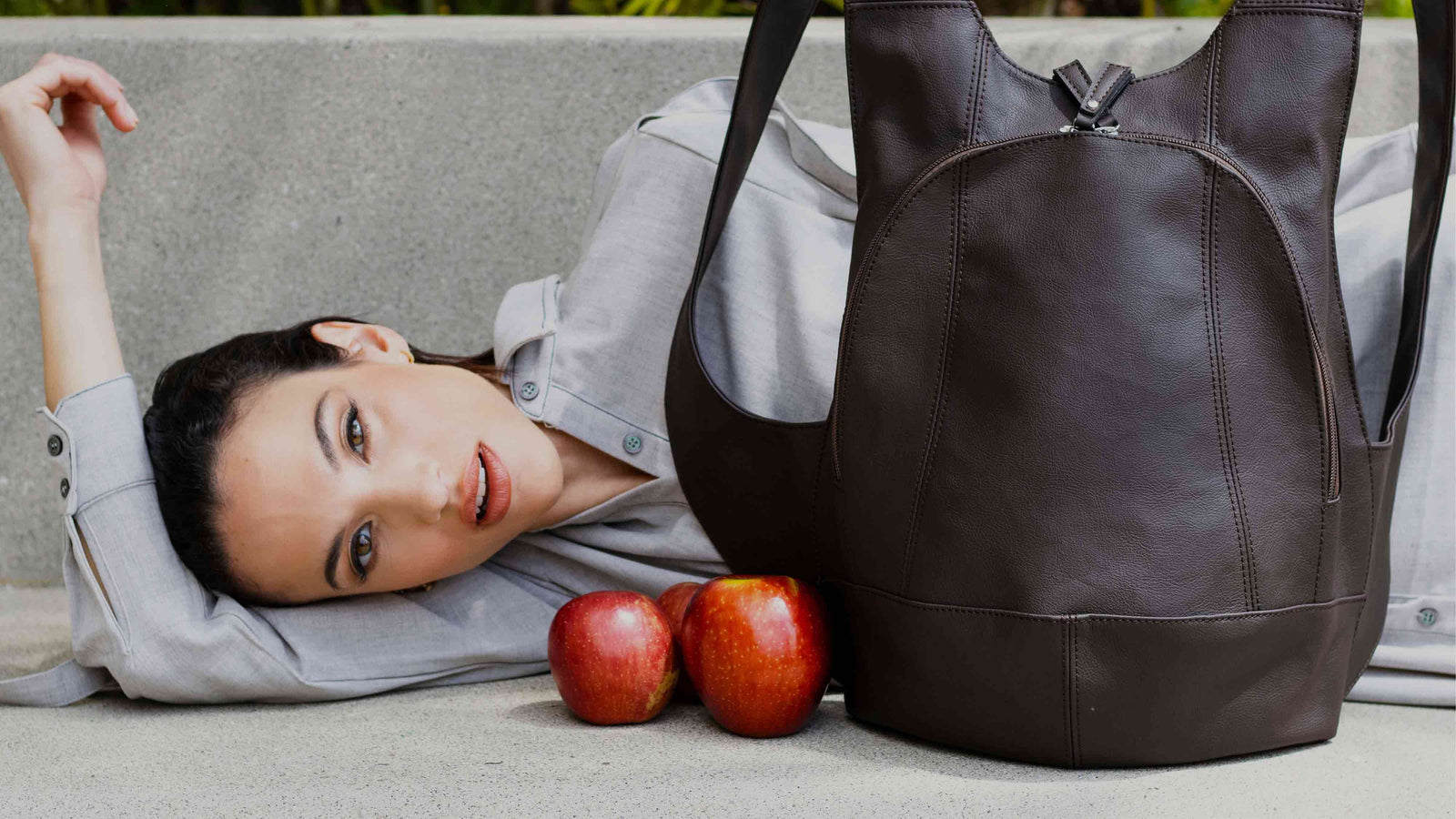 apple leather backpack Abyss Convertible - day adventures in the city The Apple Leather Revolution -