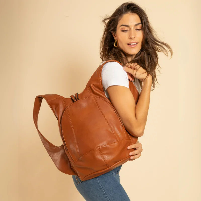 The Original backpack. Vegan backpack with secure closure