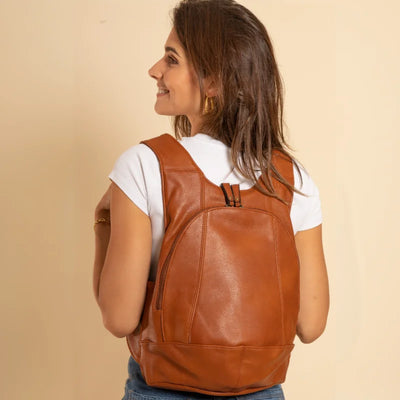 The Original backpack. Vegan backpack with secure closure