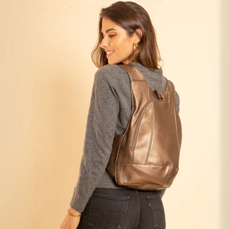 The Original backpack. Vegan backpack with secure closure