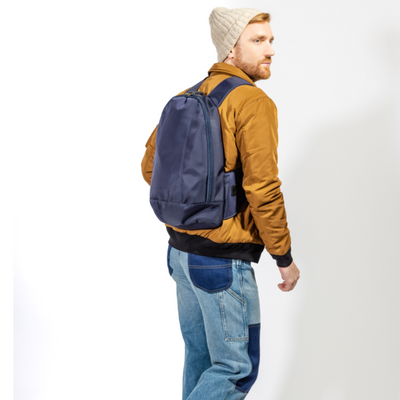 The Nomad backpack. Vegan and secure closure