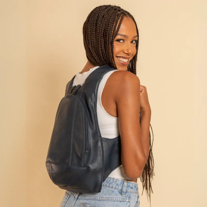 The Original backpack. Vegan backpack with secure closure