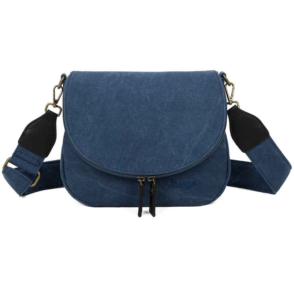 Sac Besace Estival Bleu jean Face