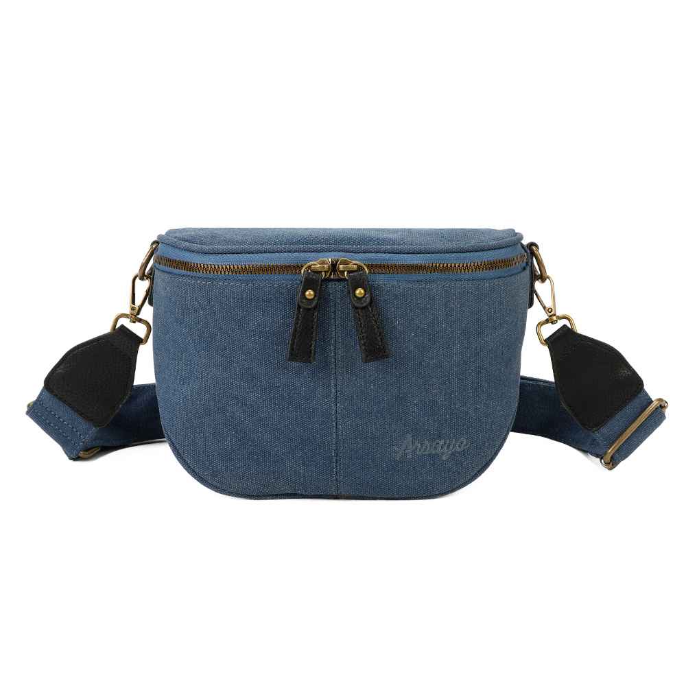 Sac Bandouliere Estival Bleu jean Face