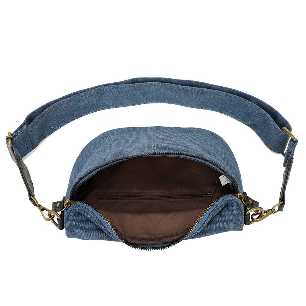 Sac Bandouliere Estival Bleu jean Interieur