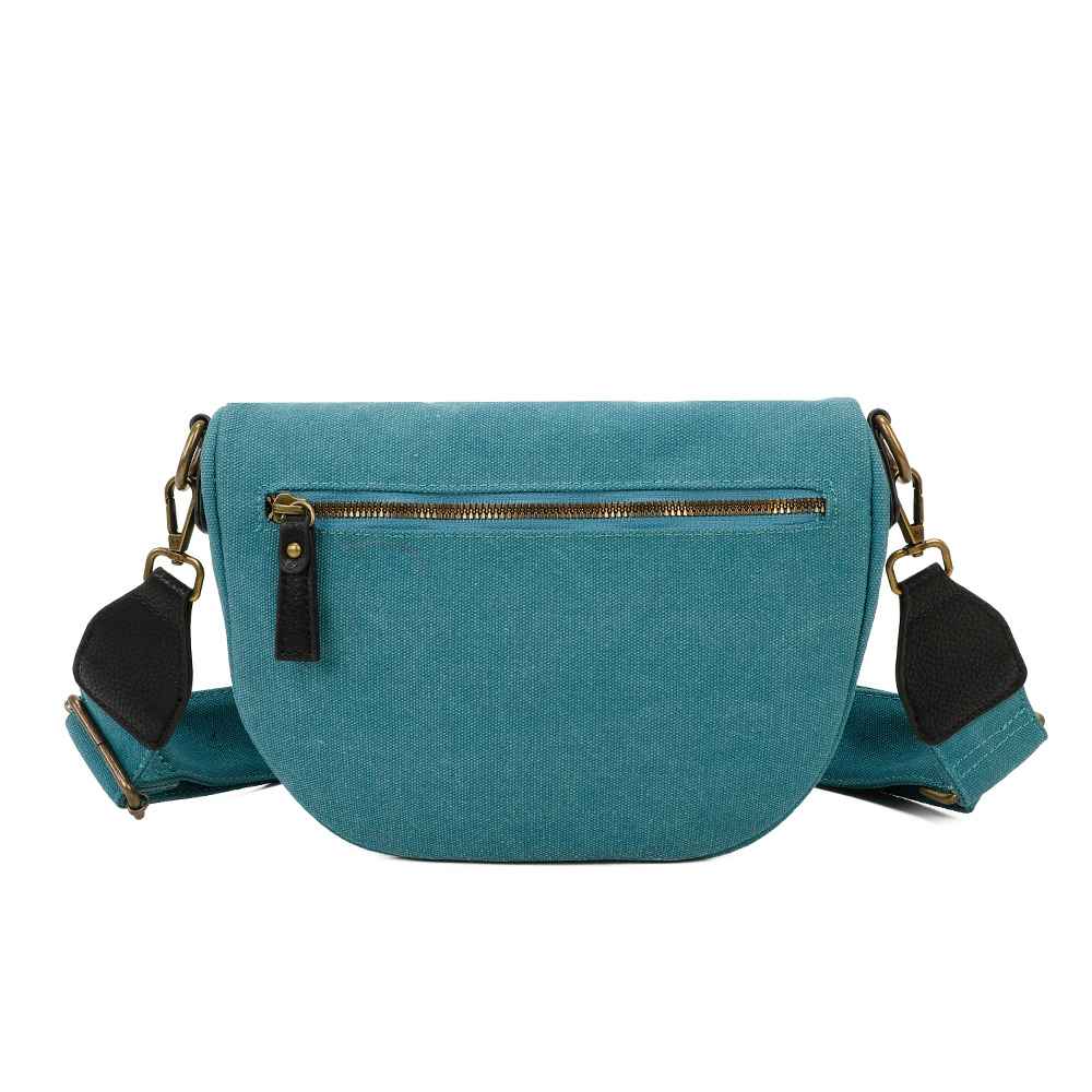 Sac Bandouliere Estival Bleu turquoise Arriere