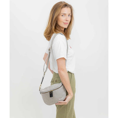 Sac Bandouliere Estival Gris porte