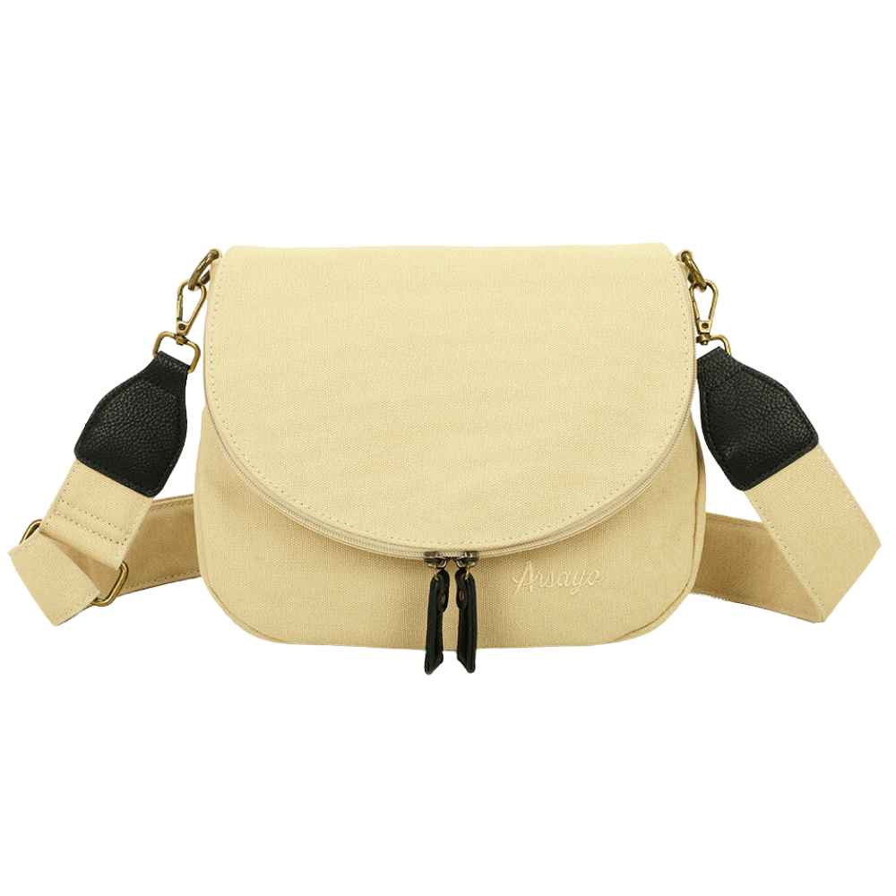 Sac Besace Estival Beige Face