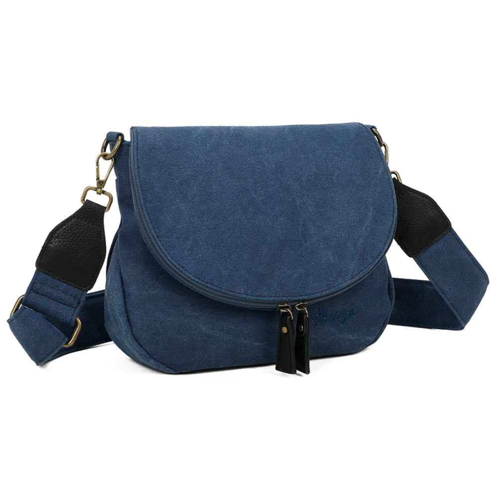 Sac Besace Estival Bleu jean Profil