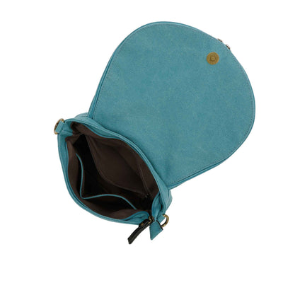 Sac Besace Estival Bleu turquoise Interieur