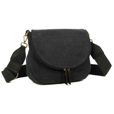 Sac Besace Estival Noir Profil