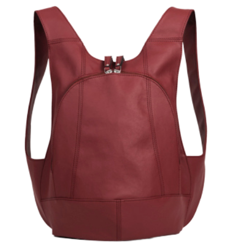 The Mela backpack (AppleSkin™). Vegan and secure closure