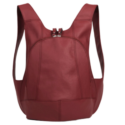 The Mela backpack (AppleSkin™). Vegan and secure closure