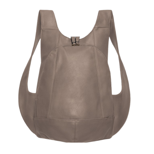 Sac à dos taupe confortable ergonomique antivol sécurise vegane 