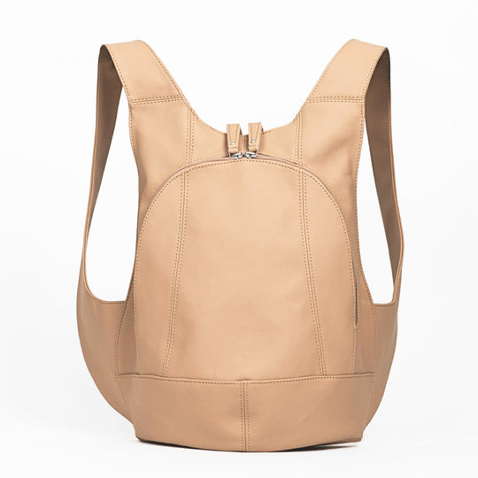 The Mela backpack (AppleSkin™). Vegan and secure closure