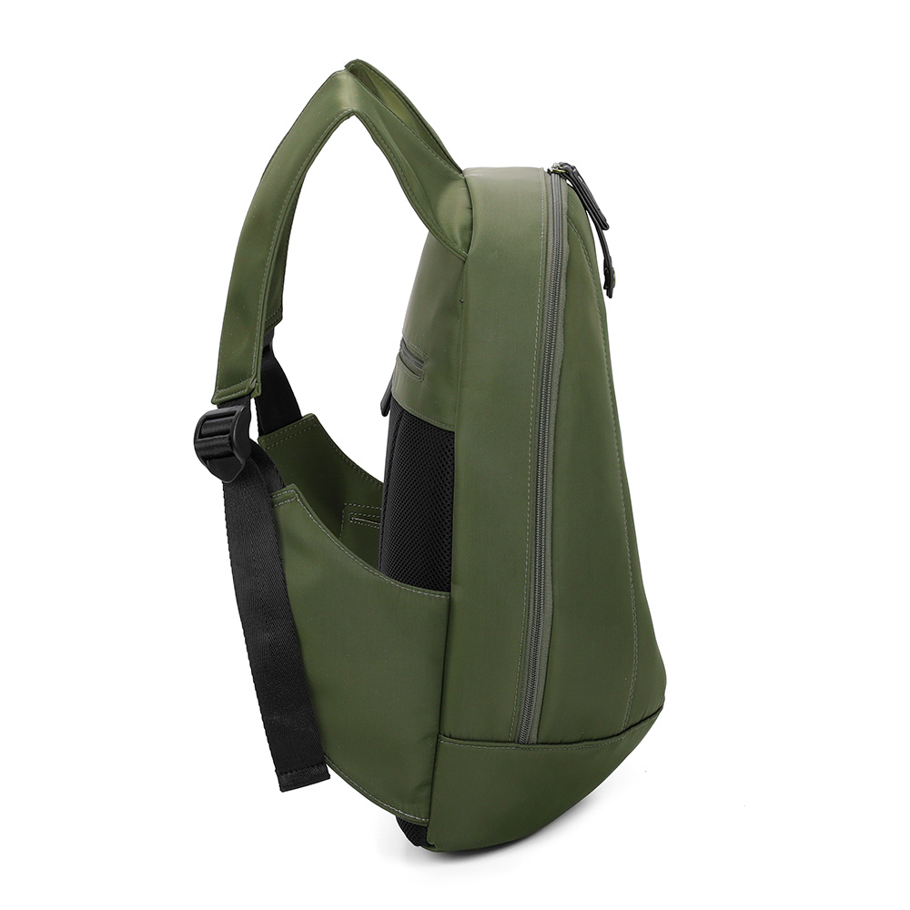 Sac à dos Nomade kaki sécurise ergonomique vegan cote.2