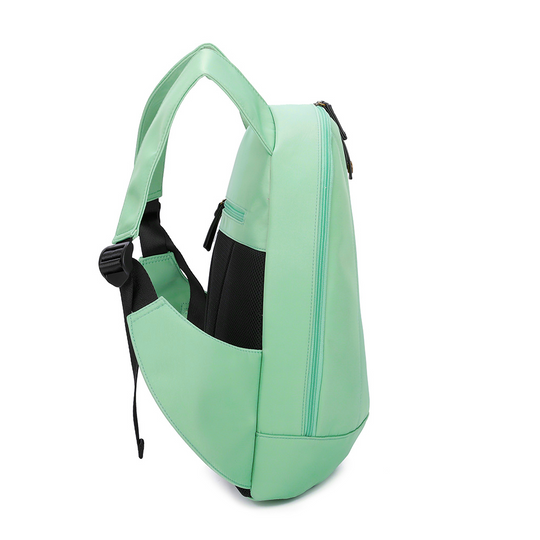 Sac à dos Nomade vert pastel securise ergonomique vegan cote.2