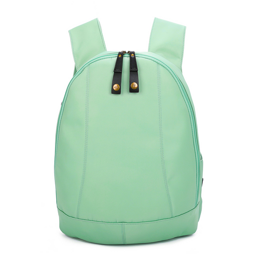 Sac à dos Nomade vert pastel securise ergonomique vegan face