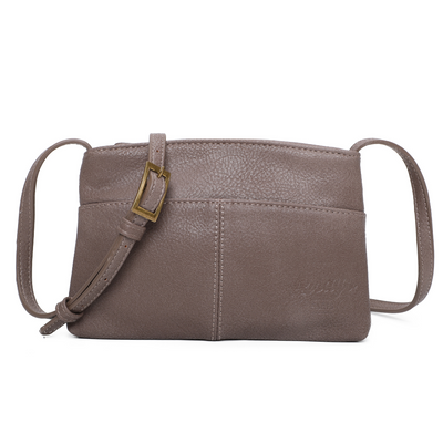 pochette végane Arsayo Taupe