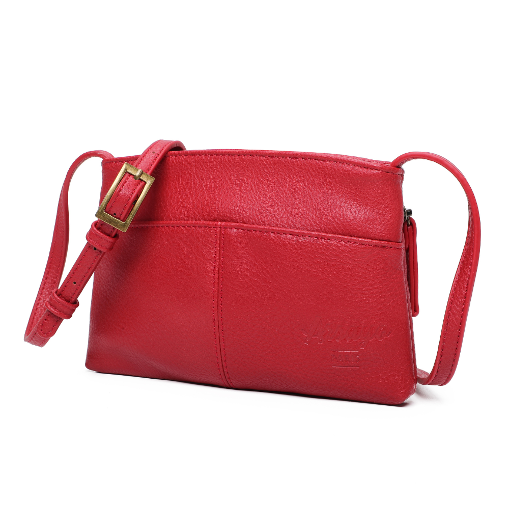 pochette végane Arsayo rouge