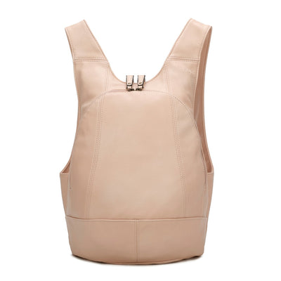 Sac à dos rose pastel confortable ergonomique antivol sécurise vegane