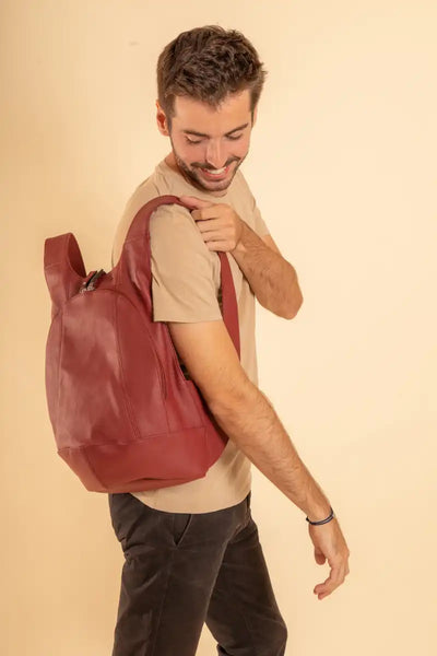 Le Sac à dos Mela AppleSkin™  Vegan - Ergonomique et Antivol