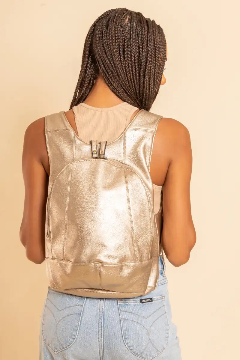 The Original backpack. Vegan backpack with secure closure