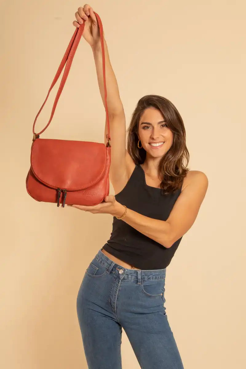 The Original flap bag. Vegan and resistant