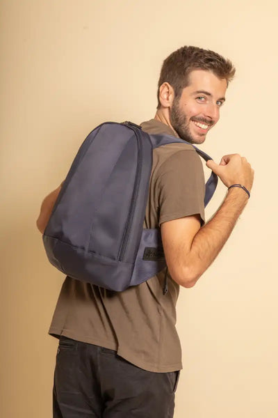 The Nomad backpack. Vegan and secure closure