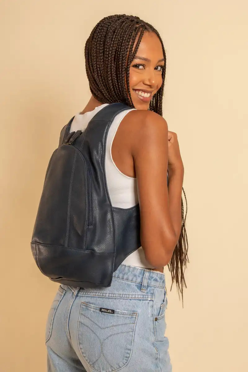 The Original backpack. Vegan backpack with secure closure