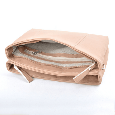 sac a main beige cuir appleskin vegan pratique ecoresponsable ethique interieur