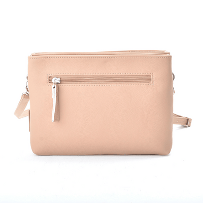 sac a main beige cuir vegan appleskin  pratique ecoresponsable ethique arriere