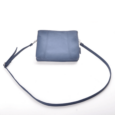 sac a main bleu marine cuir vegan appleskin  pratique ecoresponsable ethique 