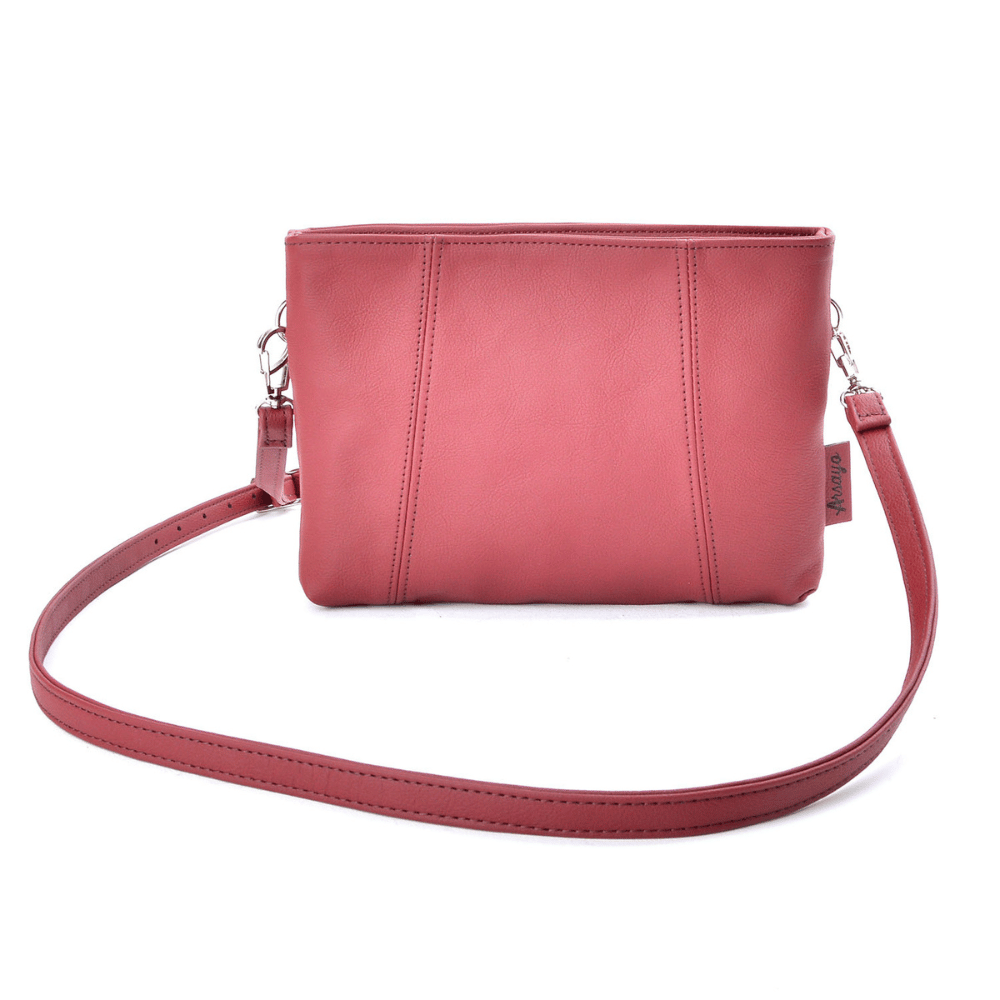sac a main bordeaux cuir vegan appleskin  pratique ecoresponsable ethique face