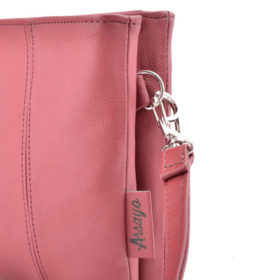 sac a main bordeaux cuir vegan appleskin  pratique ecoresponsable ethique fermoir 