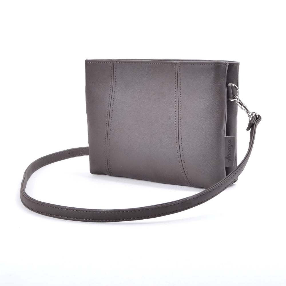 sac a main marron cuir appleskin vegan pratique ecoresponsable ethique cote