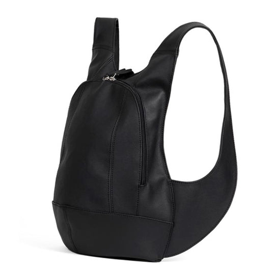 Sac à dos Mela noir sécurise ergonomique vegane cote